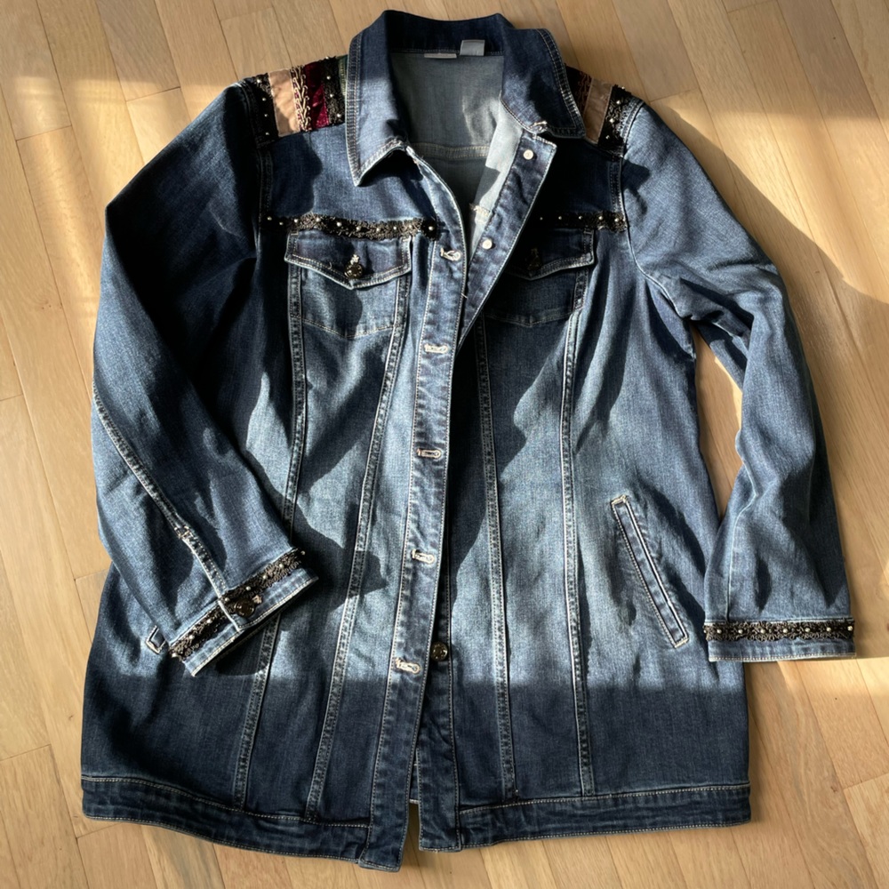 Jeans jacket size L vintage